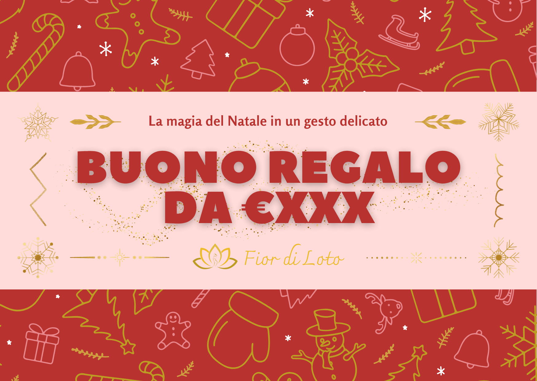 Buono Regalo Natalizio, facciata frontale